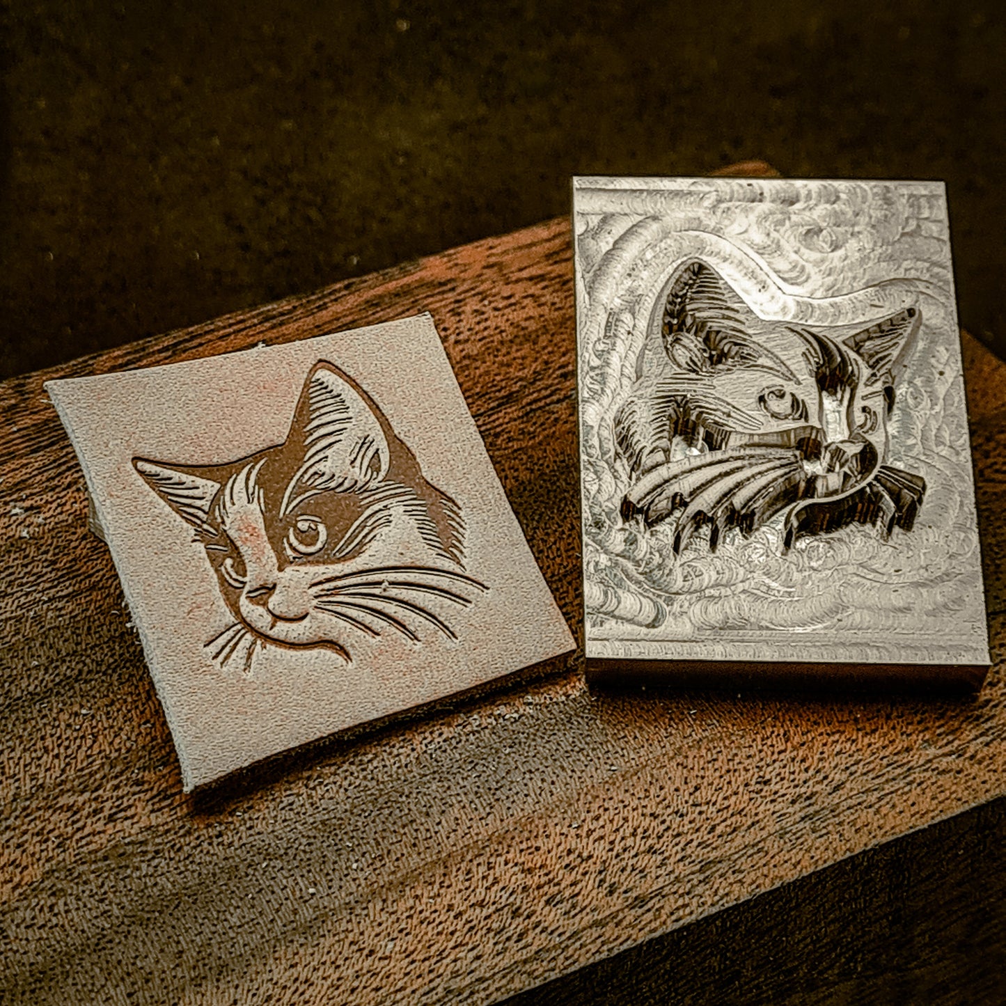 Cat Figure Stamp (HK34)