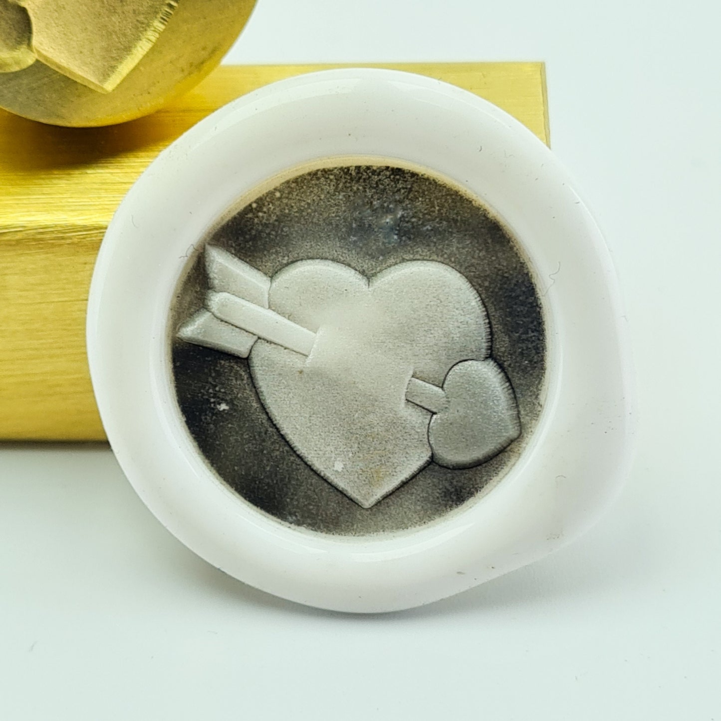 3D Wax Seal - Heart (WS13)