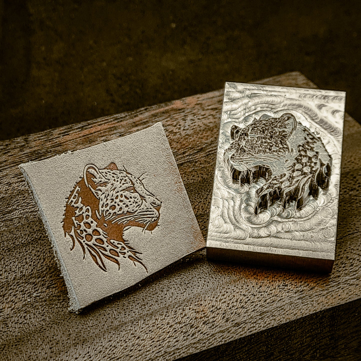 Leopard Figure Stamp (HK35)