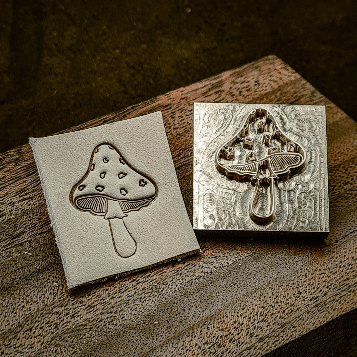 Mushroom Figured Stamp (HK40)
