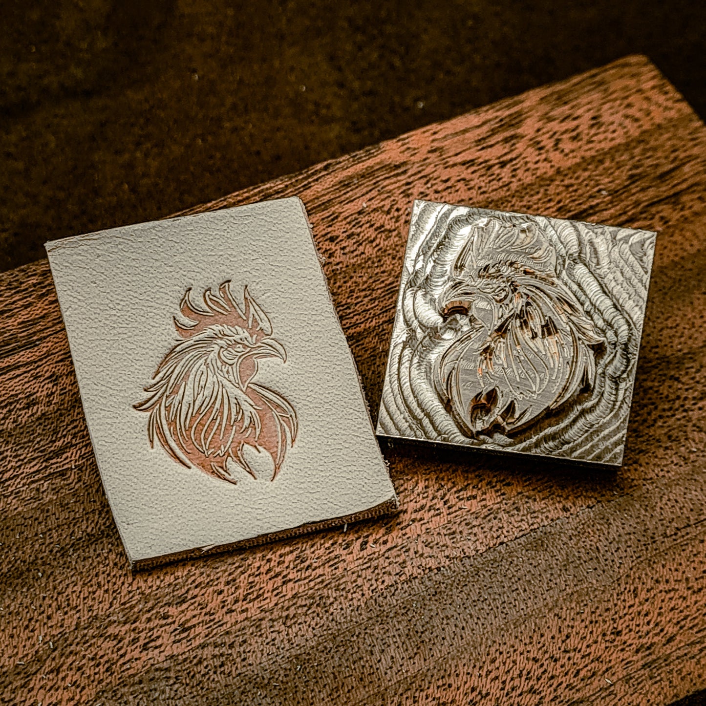 Rooster Figured Stamp (HK44)