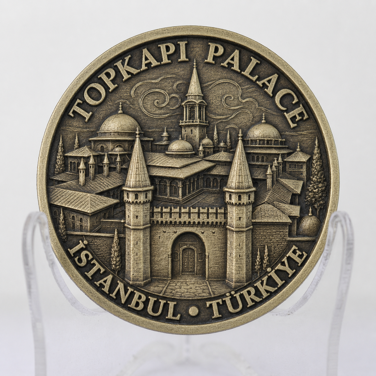 Topkapı Sarayı Temalı Pirinç Madalyon