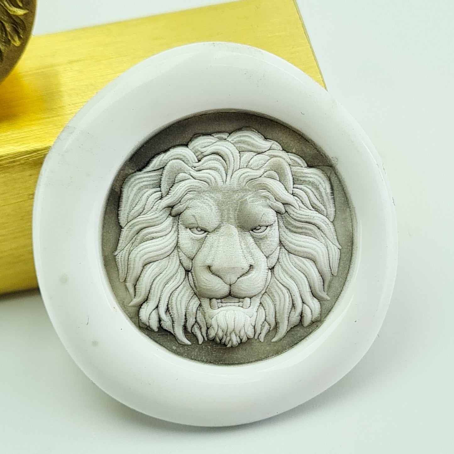 3D Mum Mühürü - Lion Head (WS04)