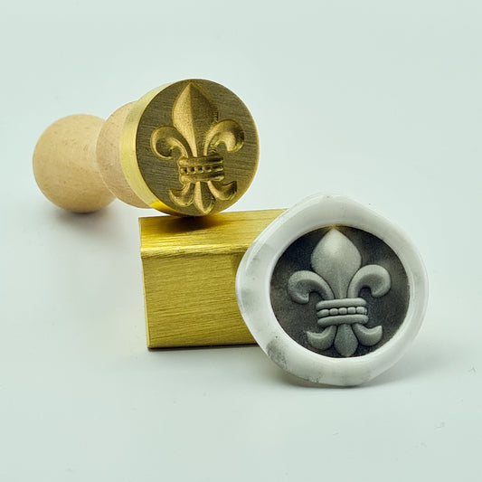 3D Mum Mühürü - Fleur De Lis (WS12)